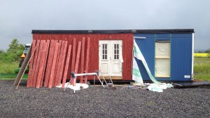 Stall Rustorp - Gårdsbutik 3 Ny panel på utsida